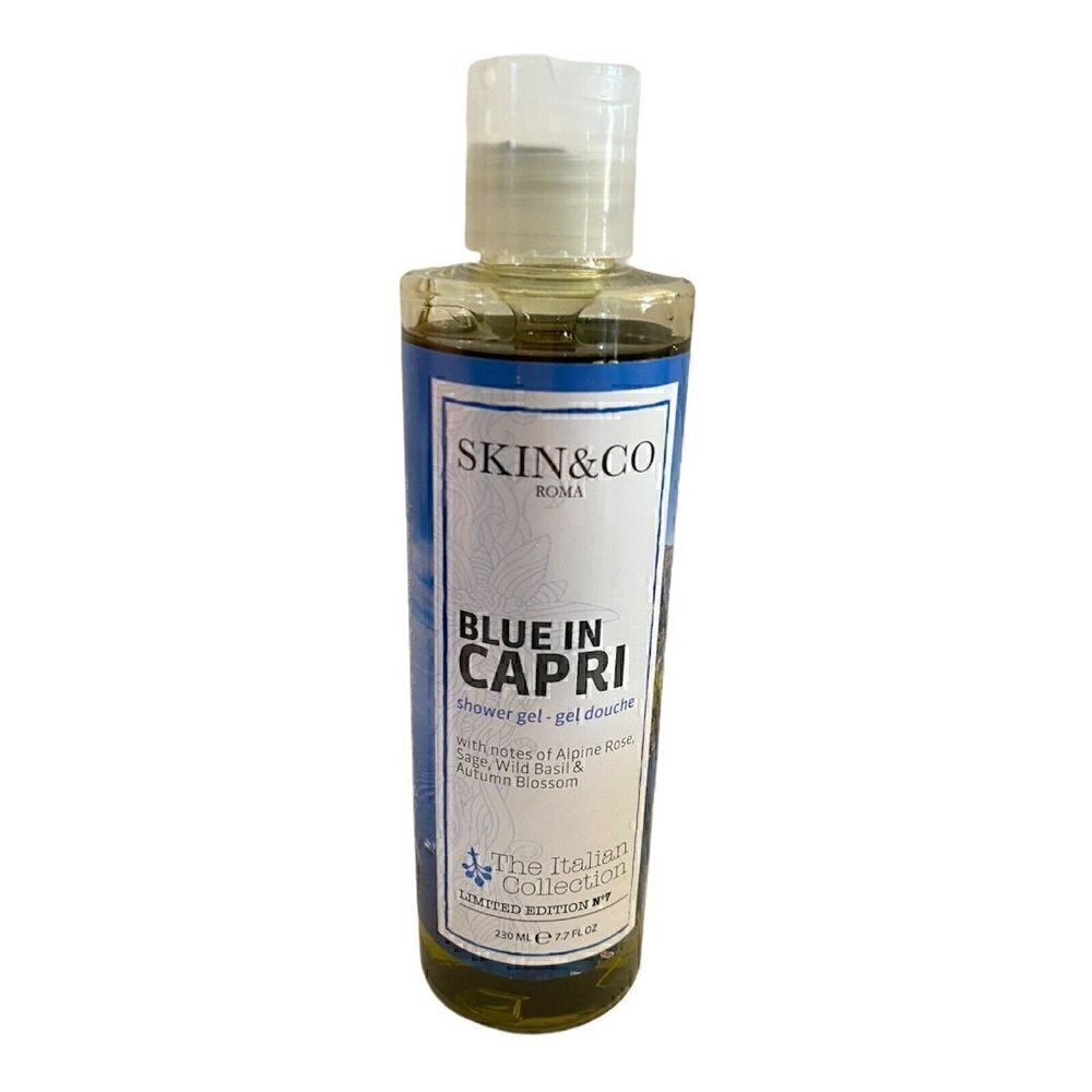 Skin & Co Shower Gel NEW SEALED 7.7oz FULL SIZE In Capri Roma Blue FREE SHIPPING